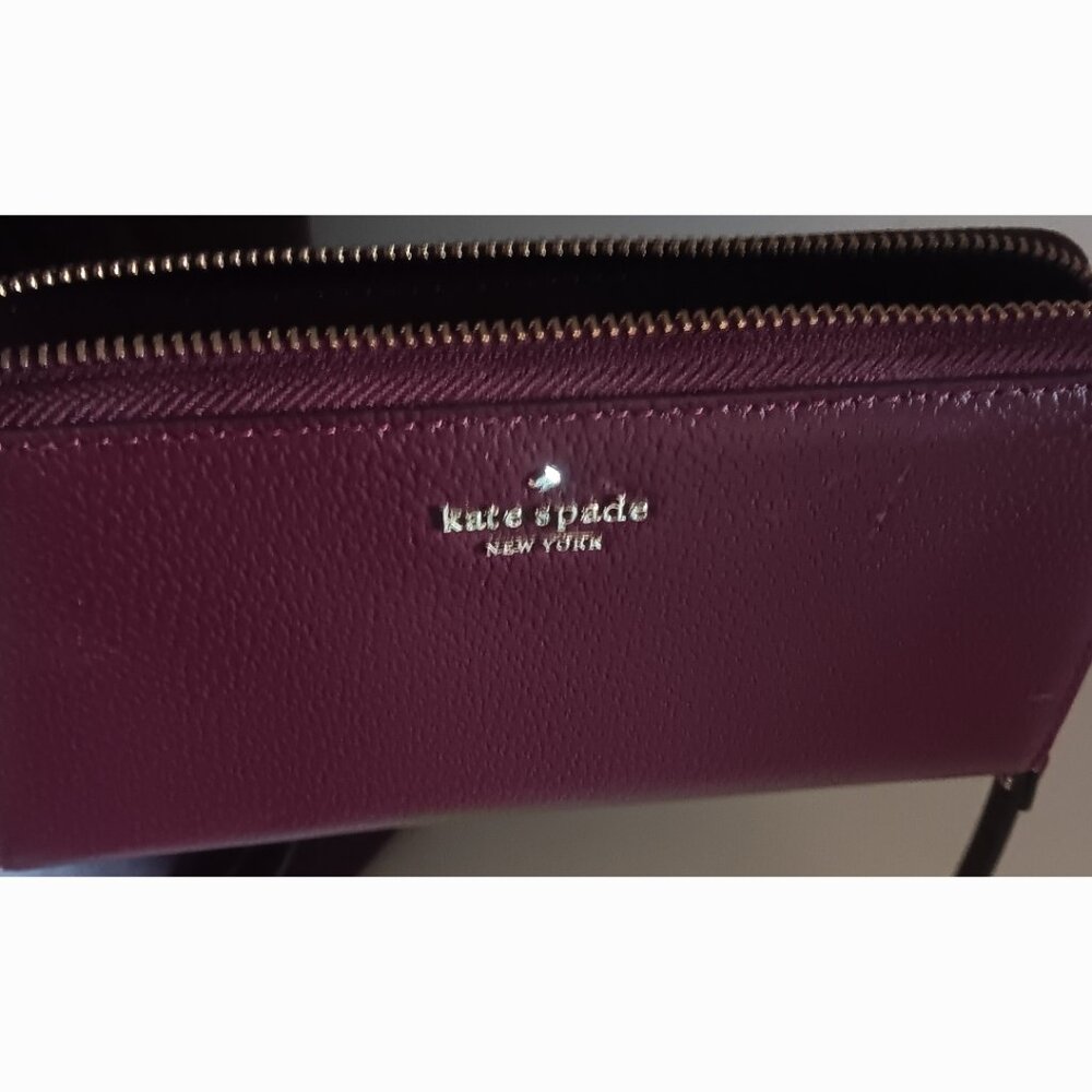 Kate Spade Burgundy Tote and Wallet Set - Picture 4 of 10